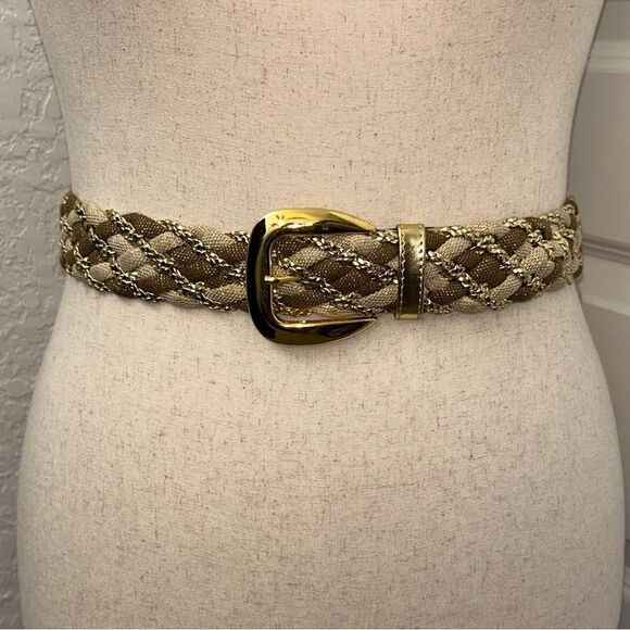 Luigi Lanatta Designs Metallic Braided Statement Belt main image 4